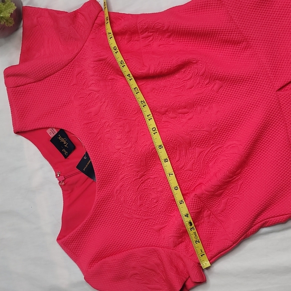 Just Taylor dark salmon pink dress sz 1w NWT - Picture 7 of 11